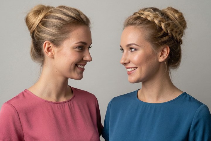Ispirazioni per capelli raccolti
