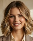 Capelli lunghi fino alle spalle facili da portare