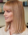 Capelli biondi lisci