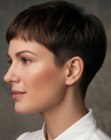 Dolce taglio di capelli corto