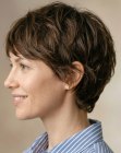 Capelli corti da maschiaccio per donna
