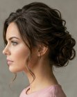 Chignon romantico