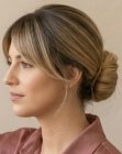 Chignon contemporaneo