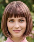 Capelli castani con colpi di sole rosa