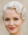 Capelli biondo platino vintage