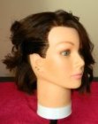 Caschetto asimmetrico con un finto undercut